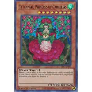 Tytannial, Princess of Camellias (Super Rare) – Secret Slayers | Carta YUGIOH en México