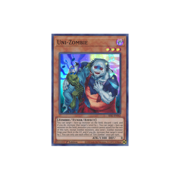 Uni-Zombie (Super Rare) – Secret Slayers | Carta YUGIOH en México