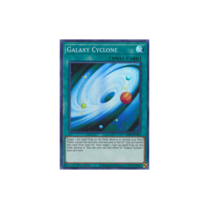 Galaxy Cyclone (Super Rare) – Secret Slayers | Carta YUGIOH en México