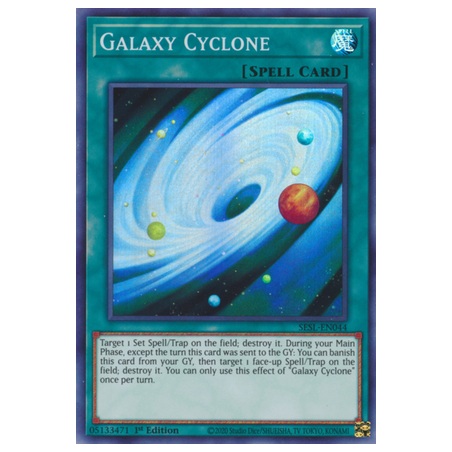 Galaxy Cyclone (Super Rare) – Secret Slayers | Carta YUGIOH en México
