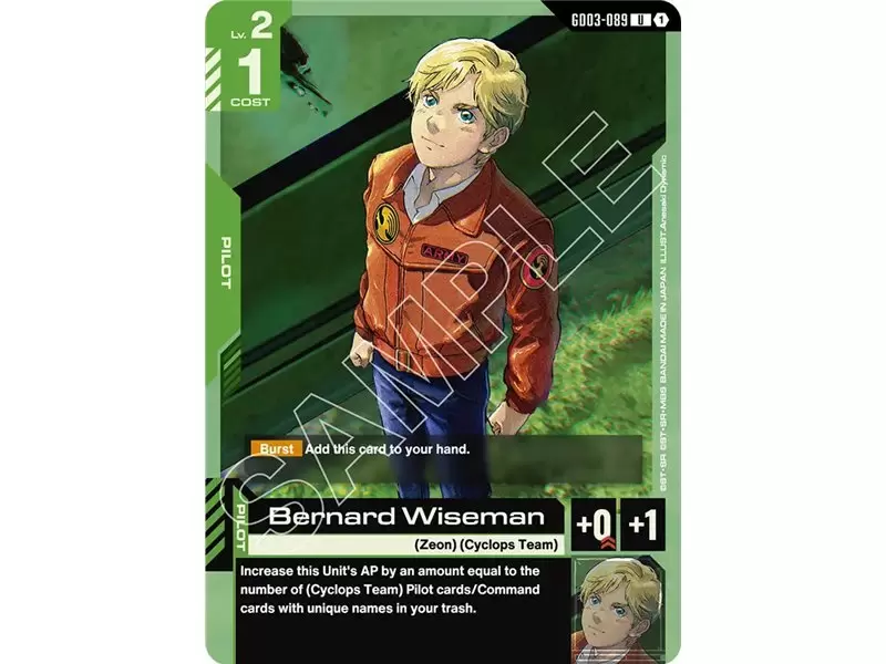 Bernard Wiseman (Uncommon)