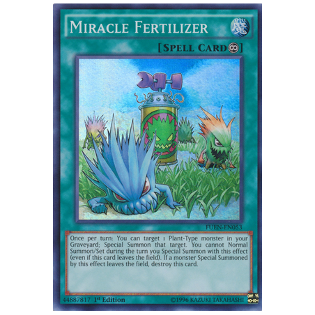 Miracle Fertilizer (Super Rare) – Secret Slayers | Carta YUGIOH en México