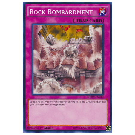 Rock Bombardment (Super Rare) – Secret Slayers | Carta YUGIOH en México