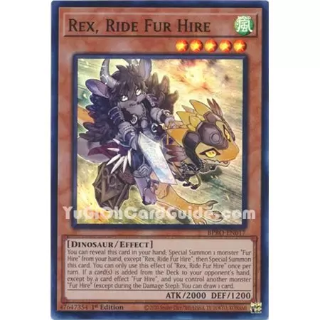 Rex, Ride Fur Hire (Super Rare)