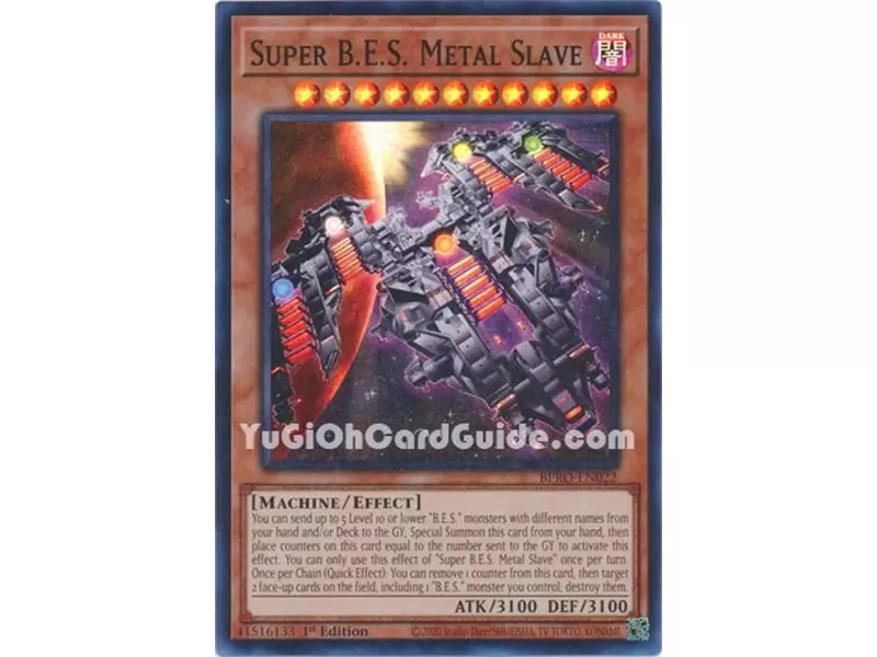 Super B.E.S. Metal Slave (Super Rare)