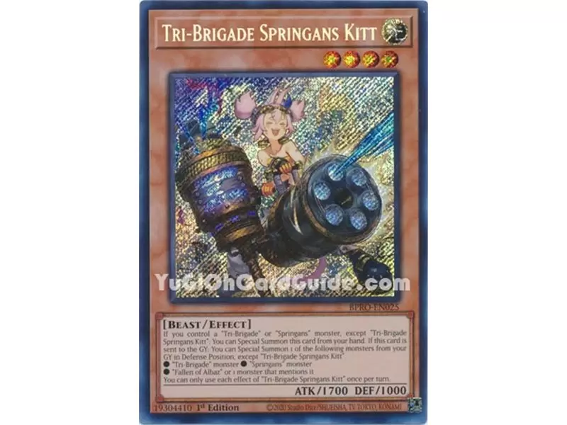 Tri-Brigade Springans Kitt (Secret Rare) 