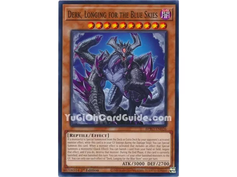 Derk, Longing for the Blue Skies (Common)