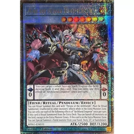 Archfiend Emperor (Starlight Rare)