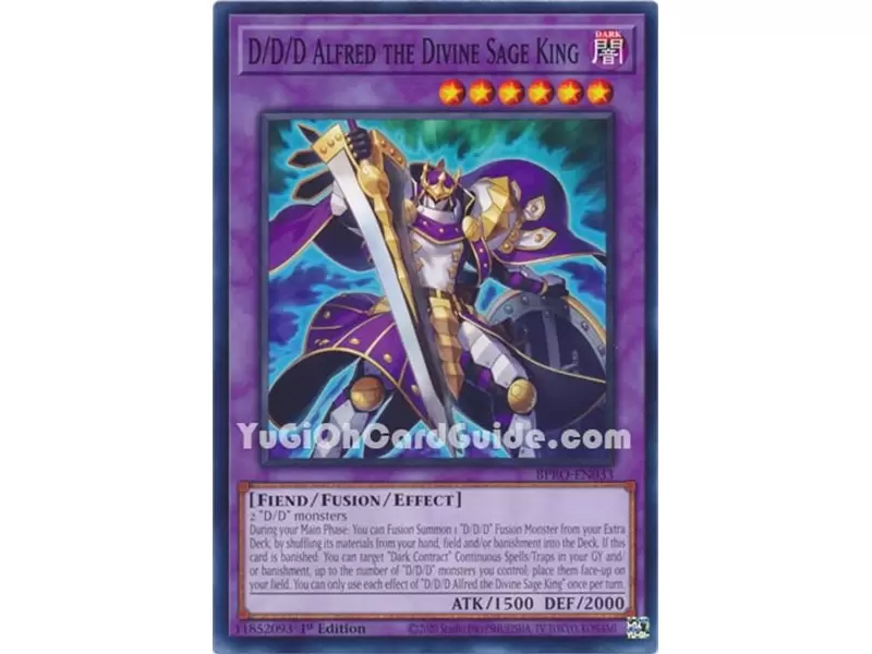 D/D/D Alfred the Divine Sage King (Common)