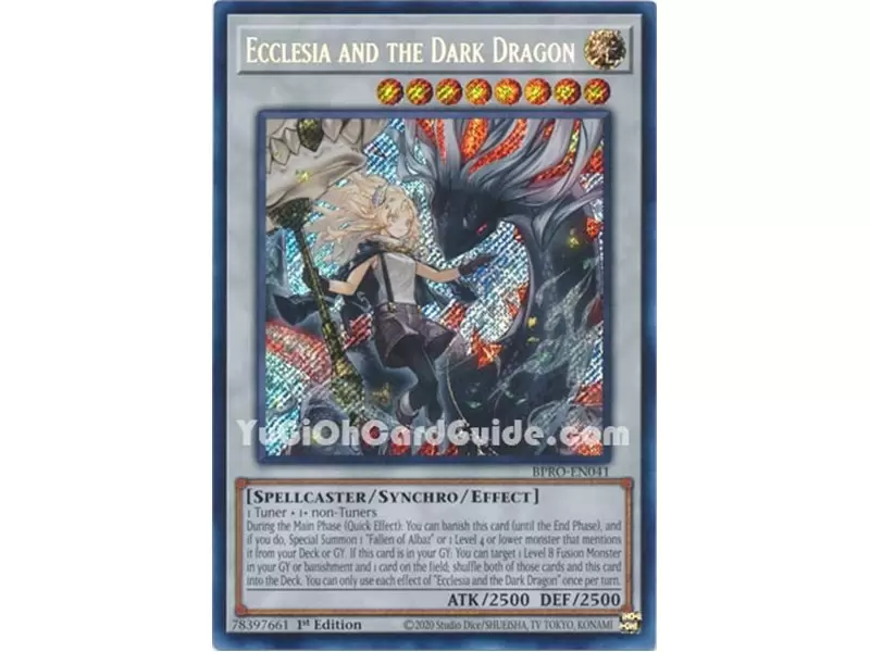 Ecclesia and the Dark Dragon (Secret Rare) 