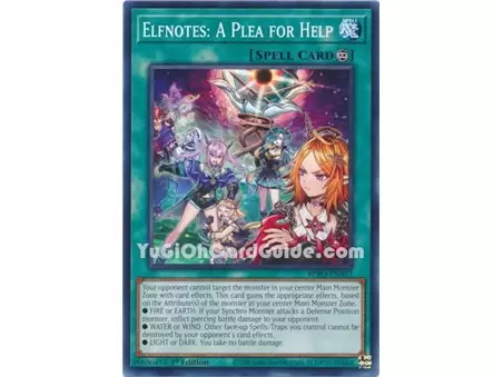 Elfnotes: A Plea for Help (Common)