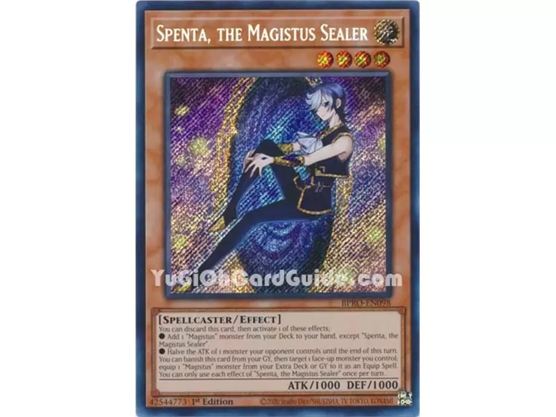 Spenta, the Magistus Sealer (Secret Rare) 
