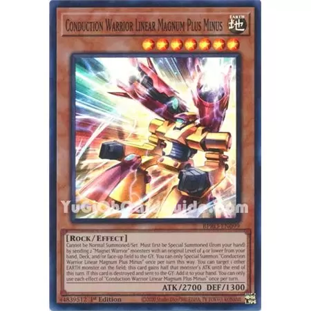 Conduction Warrior Linear Magnum Plus Minus (Super Rare)