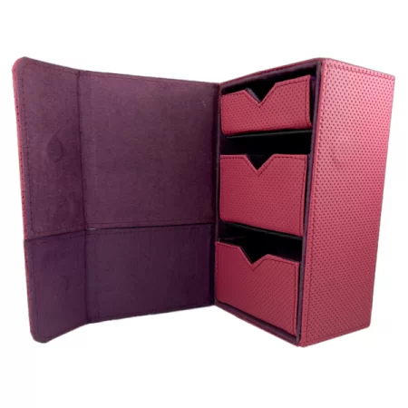 Portadeck Dark Fortress 2 Window Triple Pack Color Rojo