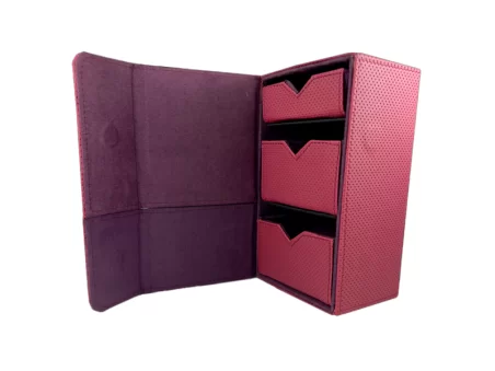 Portadeck Dark Fortress 2 Window Triple Pack Color Rojo