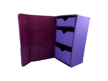 Portadeck Dark Fortress 2 Window Triple Pack Color Púrpura