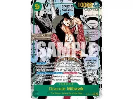 Dracule Mihawk (Manga) – OP14 The Azure Sea's Seven | Carta ONE PIECE en México