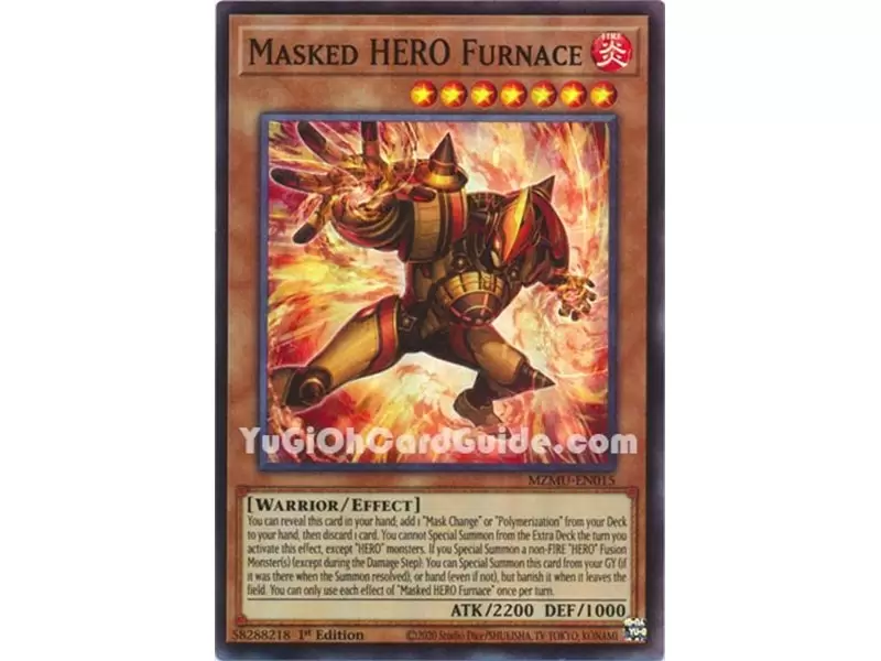 Masked HERO Furnace (Super Rare) 