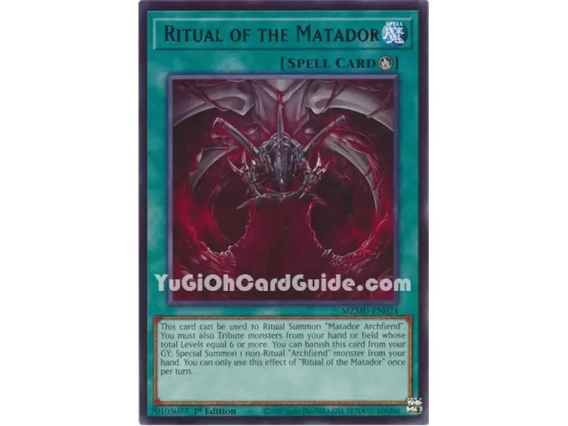 Ritual of the Matador (Rare)