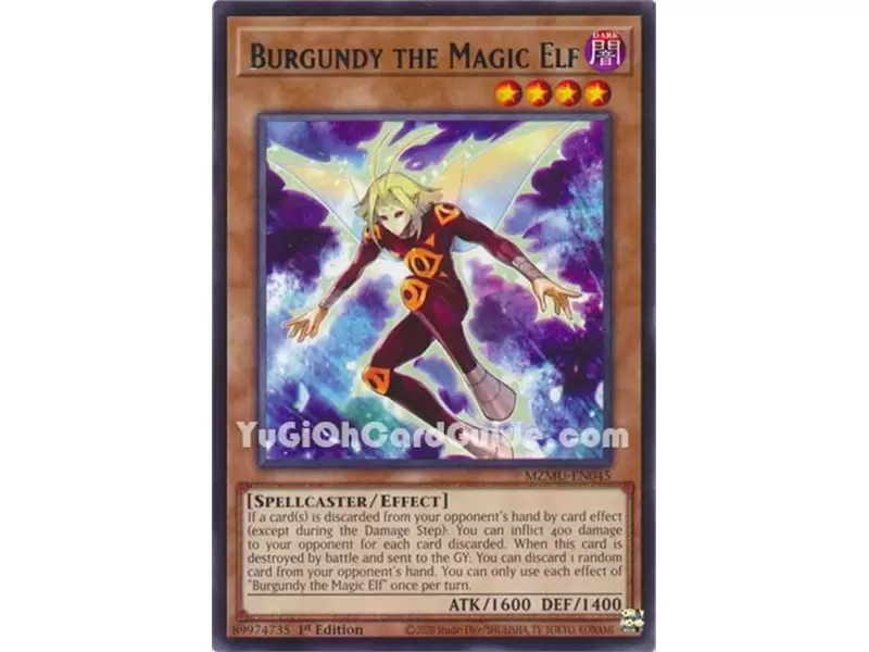 Burgundy the Magic Elf (Rare)