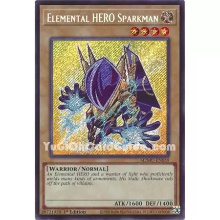 Elemental HERO Sparkman (Secret Rare)
