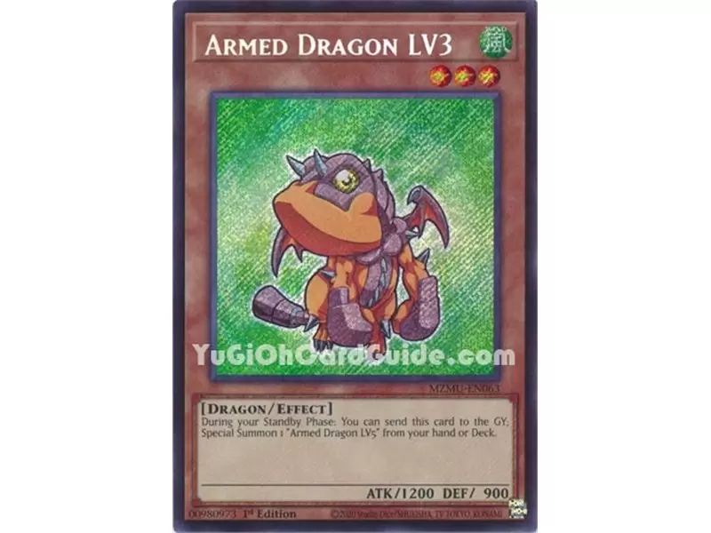 Armed Dragon LV3 (Secret Rare)