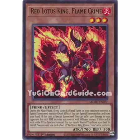 Red Lotus King, Flame Crime (Ultra Rare)