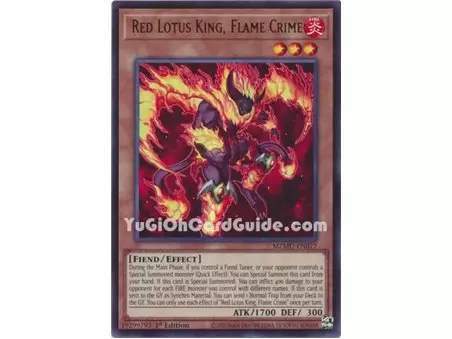 Red Lotus King, Flame Crime (Ultra Rare)