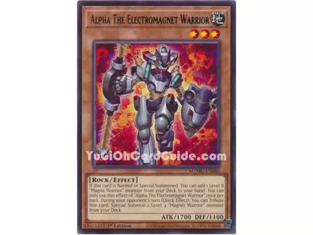 Alpha The Electromagnet Warrior (Rare)