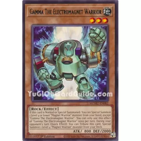 Gamma The Electromagnet Warrior (Rare)