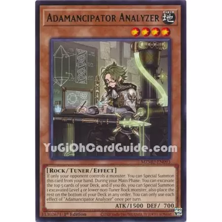 Adamancipator Analyzer (Rare)