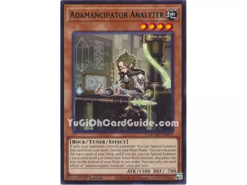 Adamancipator Analyzer (Rare)