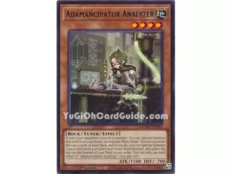 Adamancipator Analyzer (Rare)