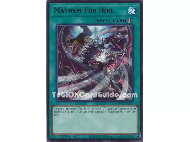 Mayhem Fur Hire (Rare)