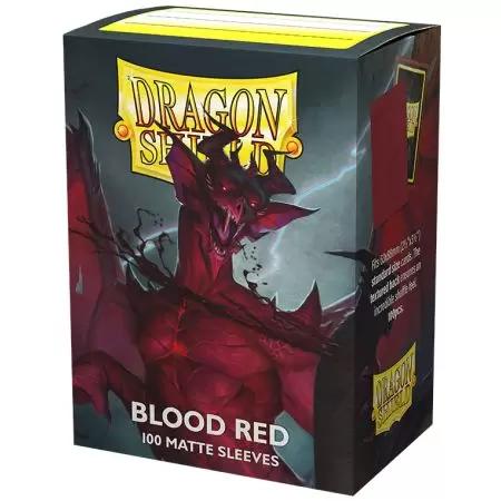 Micas Dragon Shield Standard Matte C/100 Blood Red