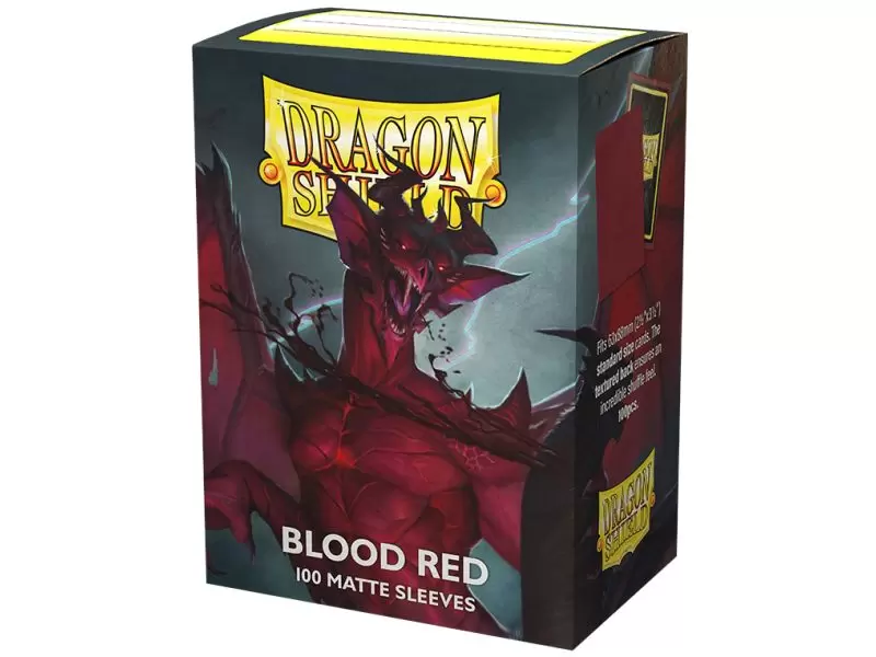 Micas Dragon Shield Standard Matte C/100 Blood Red