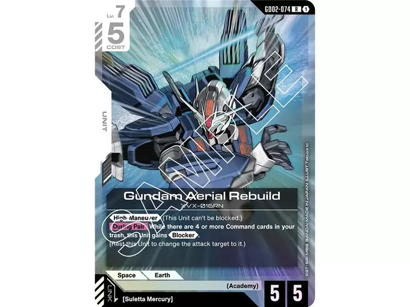 Gundam Aerial Rebuild (Rare)