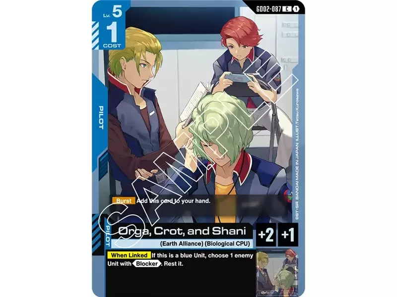 Orga, Crot, and Shani (Common)