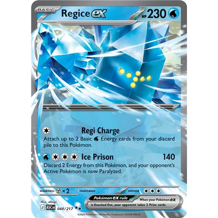 Regice ex (Double Rare)