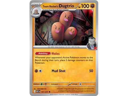 Team Rocket's Dugtrio (Uncommon)