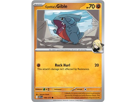 Cynthia's Gible (Common)