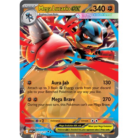 Mega Lucario ex (Double Rare)
