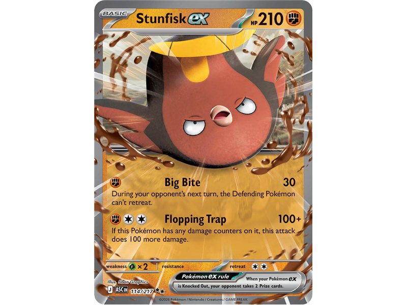 Stunfisk ex (Double Rare)