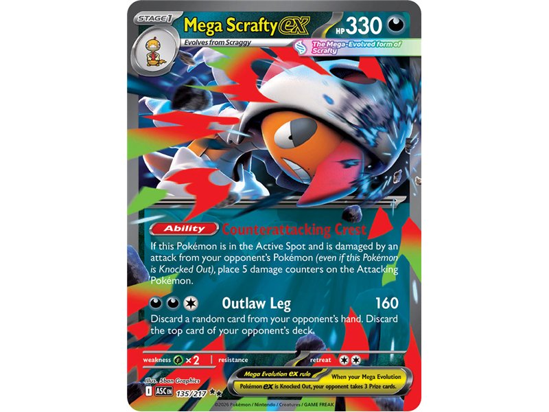 Mega Scrafty ex (Double Rare)
