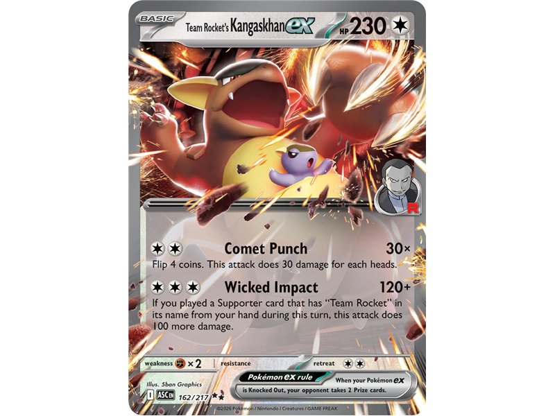 Team Rocket's Kangaskhan ex (Double Rare)