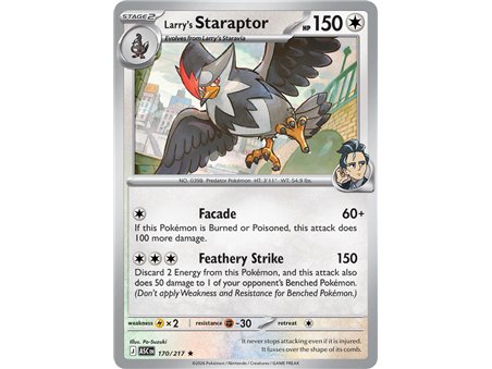 Larry's Staraptor (Rare Holofoil)