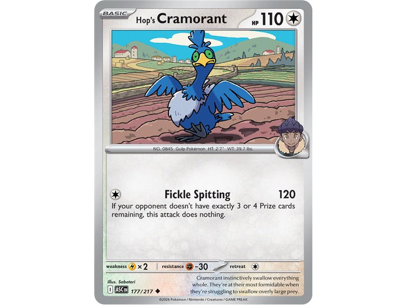 Hop's Cramorant (Uncommon)