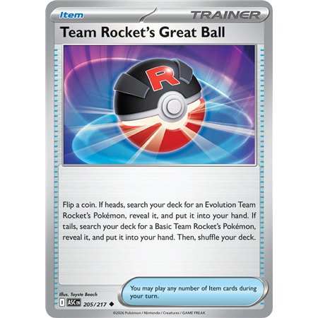 Team Rocket's Great Ball (Uncommon)
