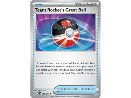 Team Rocket's Great Ball (Uncommon)