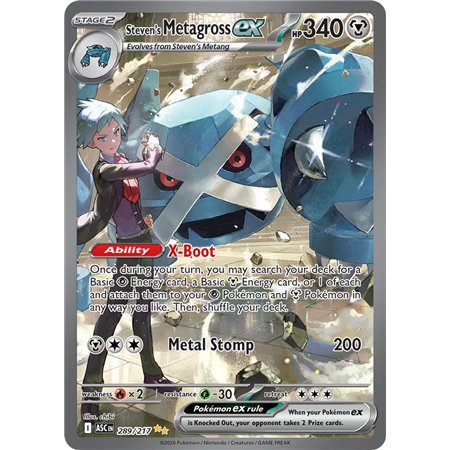 Steven's Metagross ex (Special Illustration Rare)